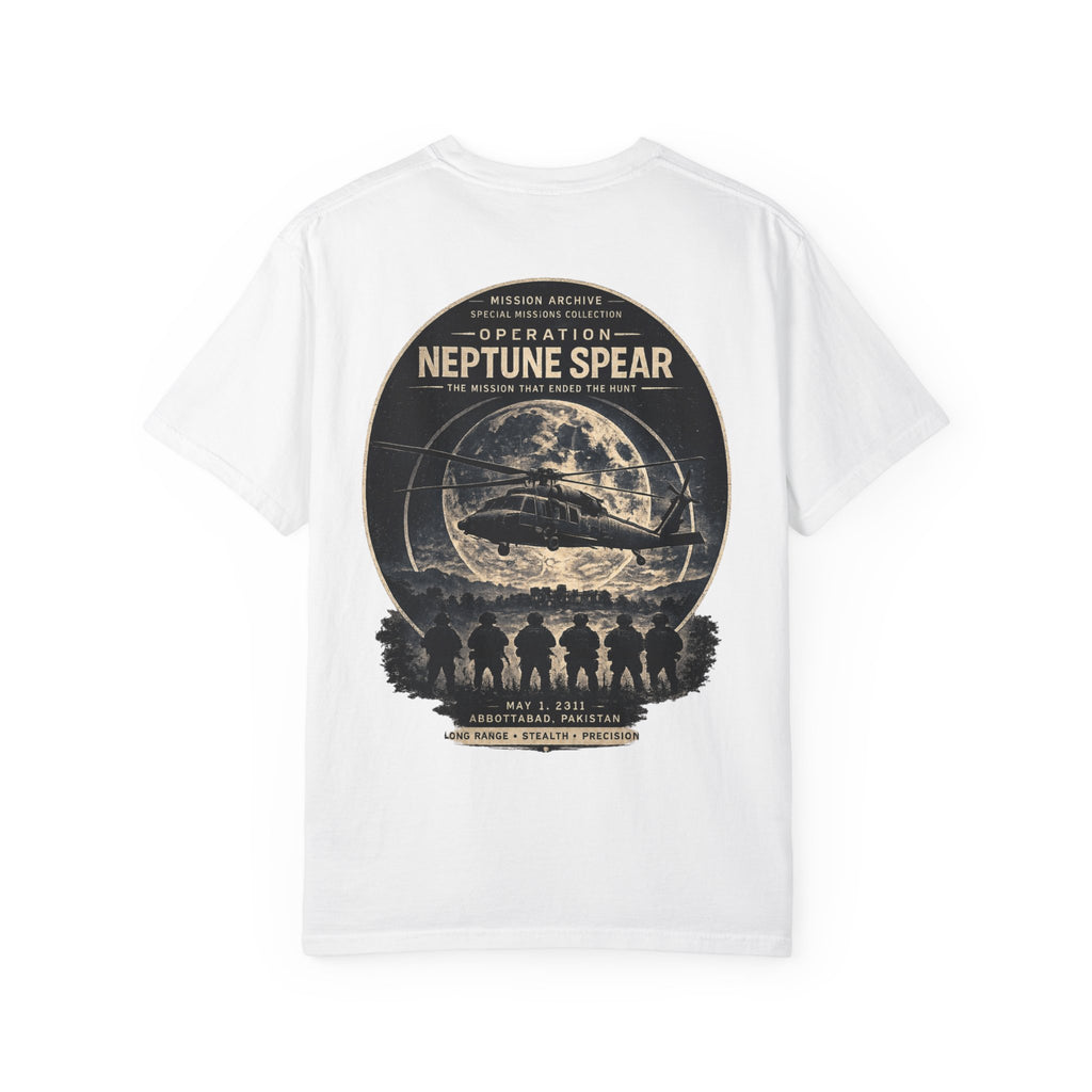Operation Neptune Spear T-Shirt — Mission Archive Military Tribute Tee