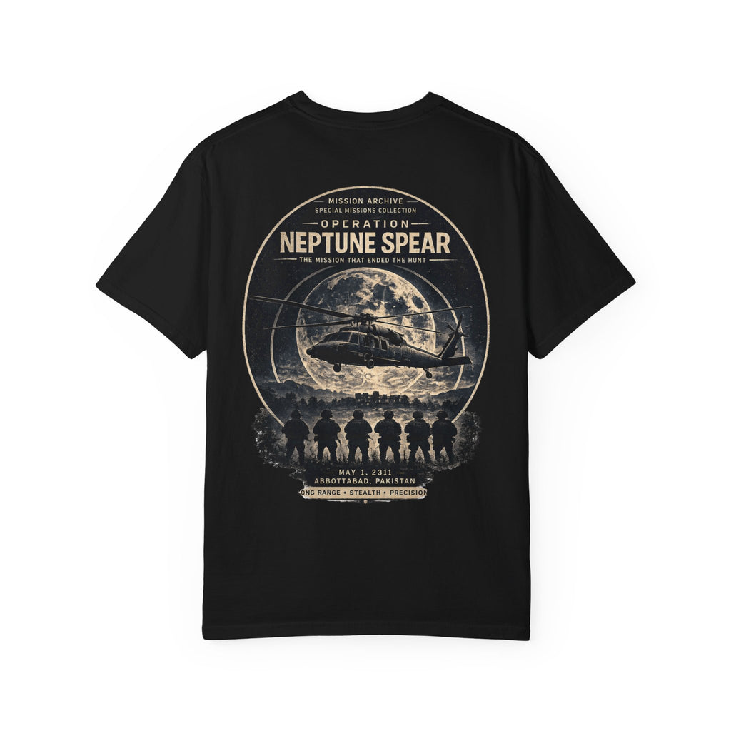 Operation Neptune Spear T-Shirt — Mission Archive Military Tribute Tee
