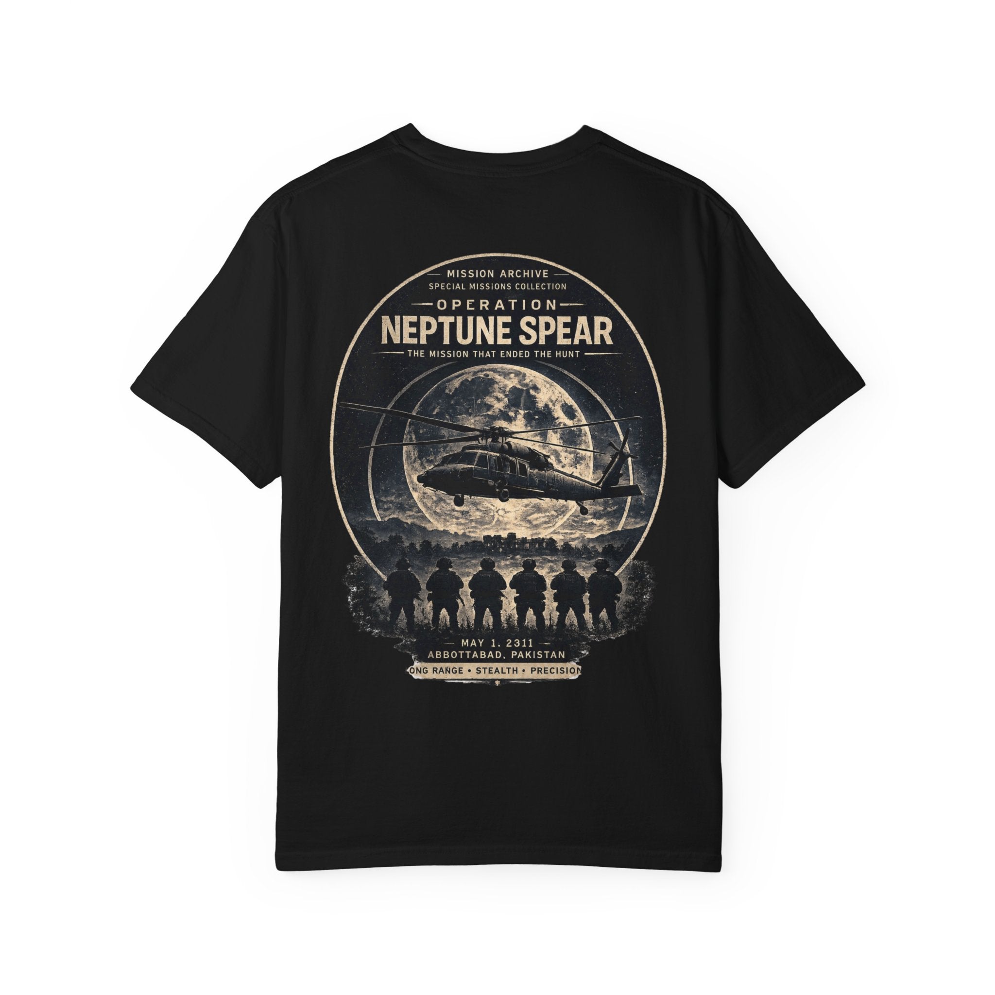 Operation Neptune Spear T-Shirt — Mission Archive Military Tribute Tee