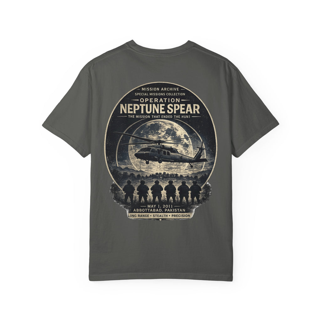 Operation Neptune Spear T-Shirt — Mission Archive Military Tribute Tee