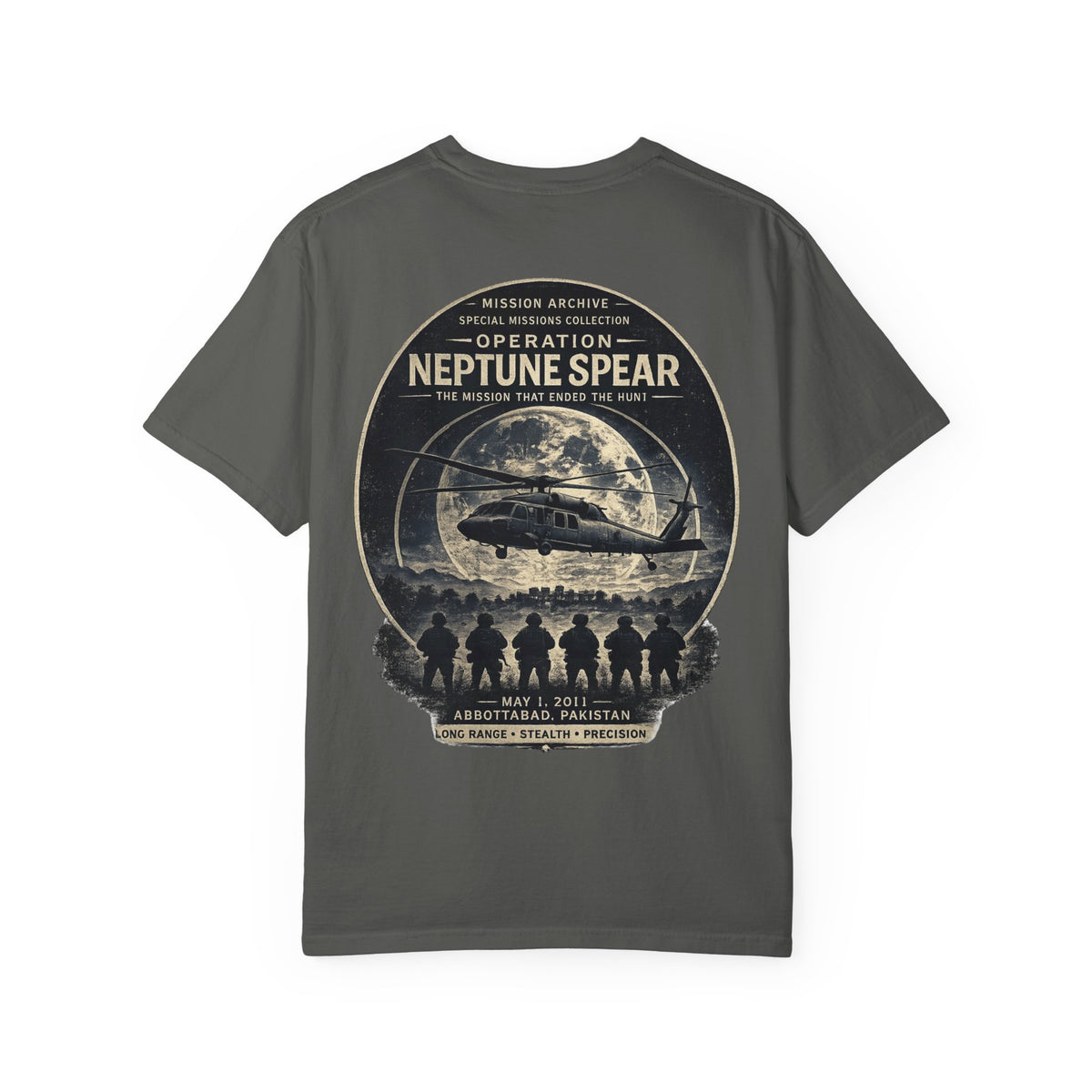 Operation Neptune Spear T-Shirt — Mission Archive Military Tribute Tee