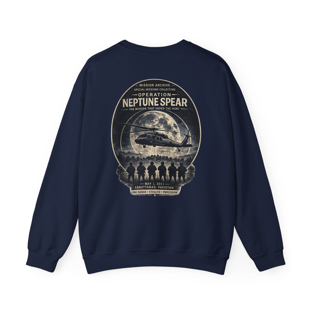 Archive Seal Crewneck Sweatshirt — Minimal Vintage Logo Pullover