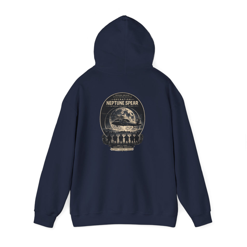 Archive Logo Hoodie — Minimal Vintage Circle Print Sweatshirt
