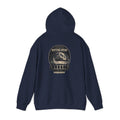 Archive Logo Hoodie — Minimal Vintage Circle Print Sweatshirt