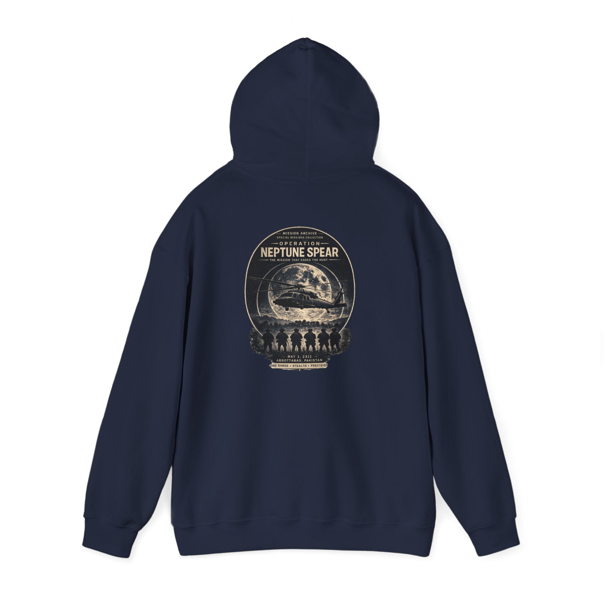 Archive Logo Hoodie — Minimal Vintage Circle Print Sweatshirt