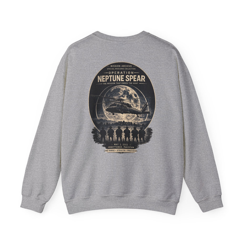 Archive Seal Crewneck Sweatshirt — Minimal Vintage Logo Pullover