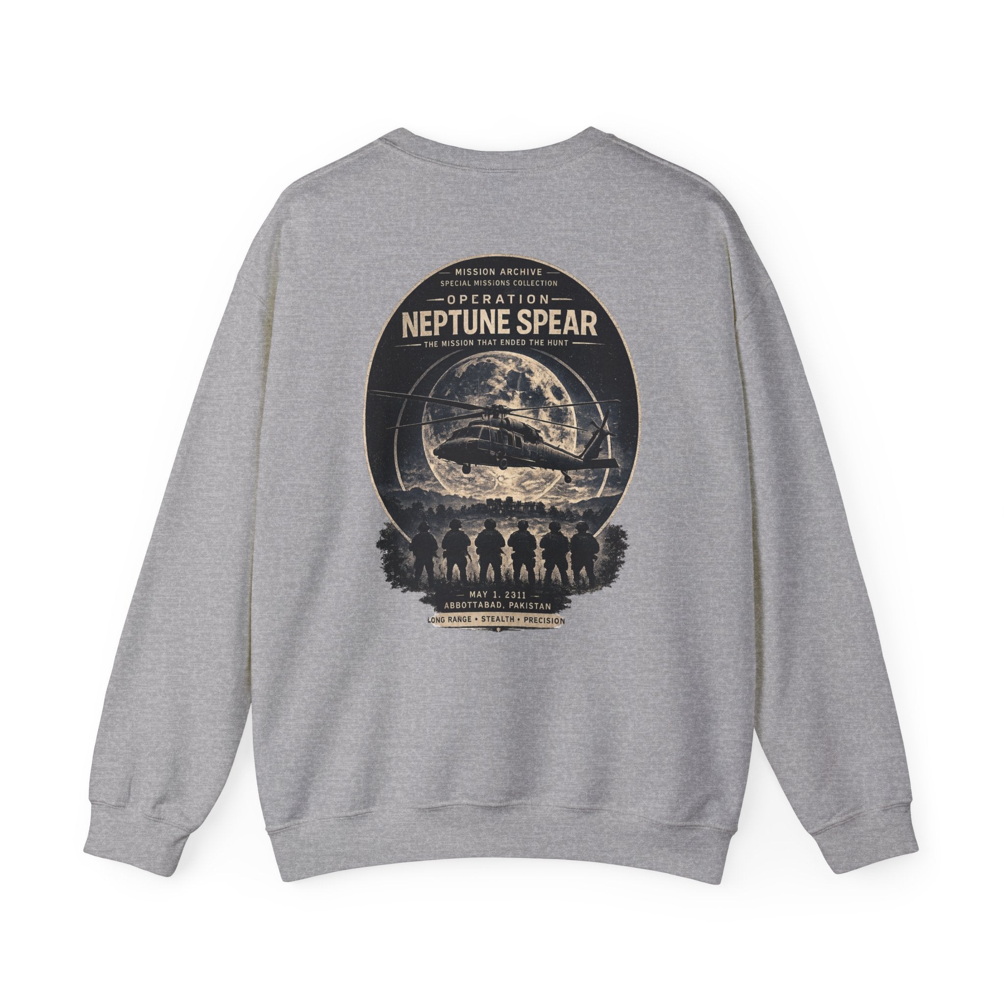 Archive Seal Crewneck Sweatshirt — Minimal Vintage Logo Pullover