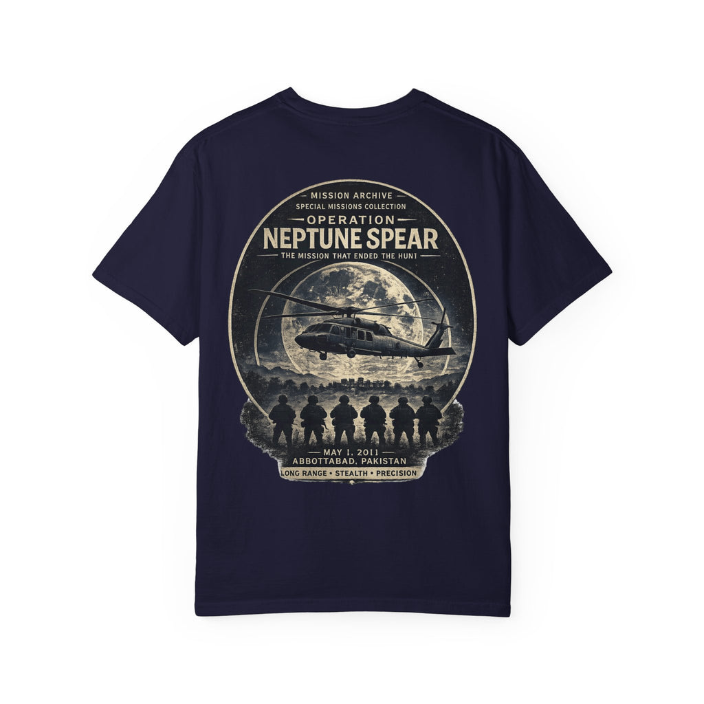 Operation Neptune Spear T-Shirt — Mission Archive Military Tribute Tee