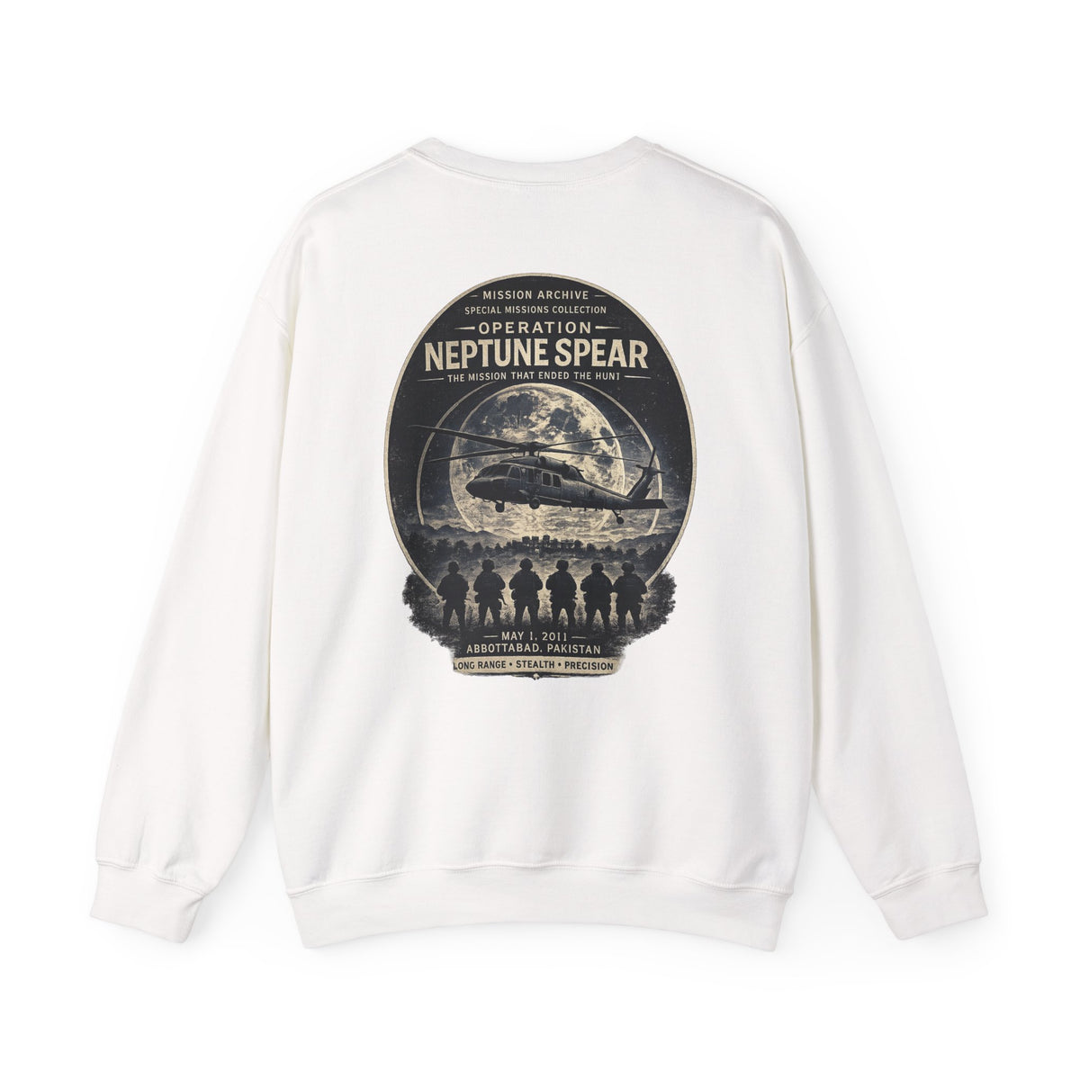Archive Seal Crewneck Sweatshirt — Minimal Vintage Logo Pullover