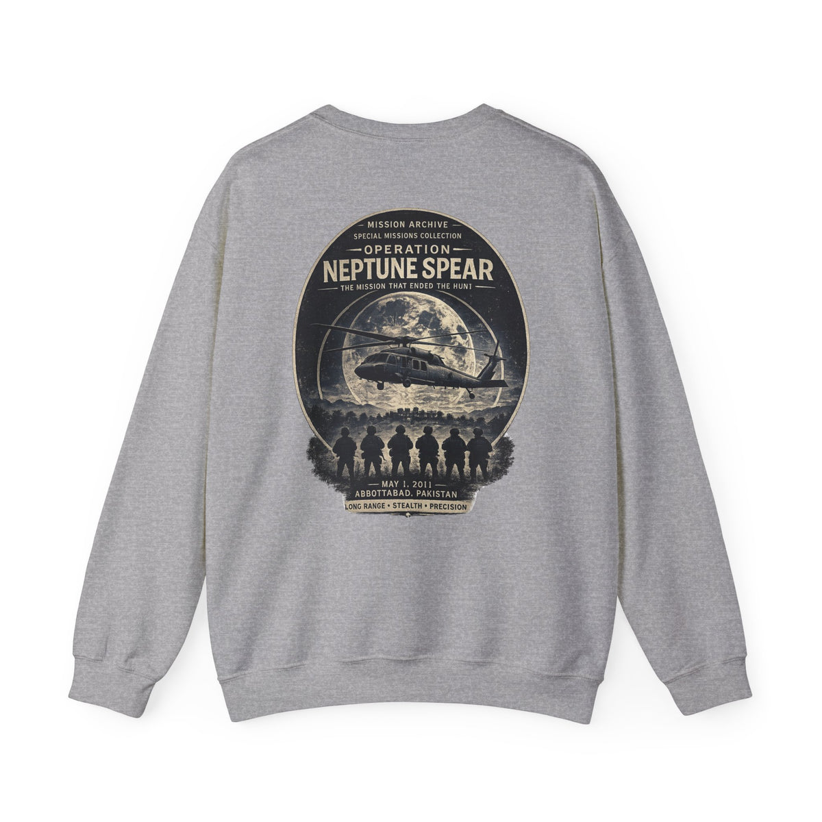 Archive Seal Crewneck Sweatshirt — Minimal Vintage Logo Pullover