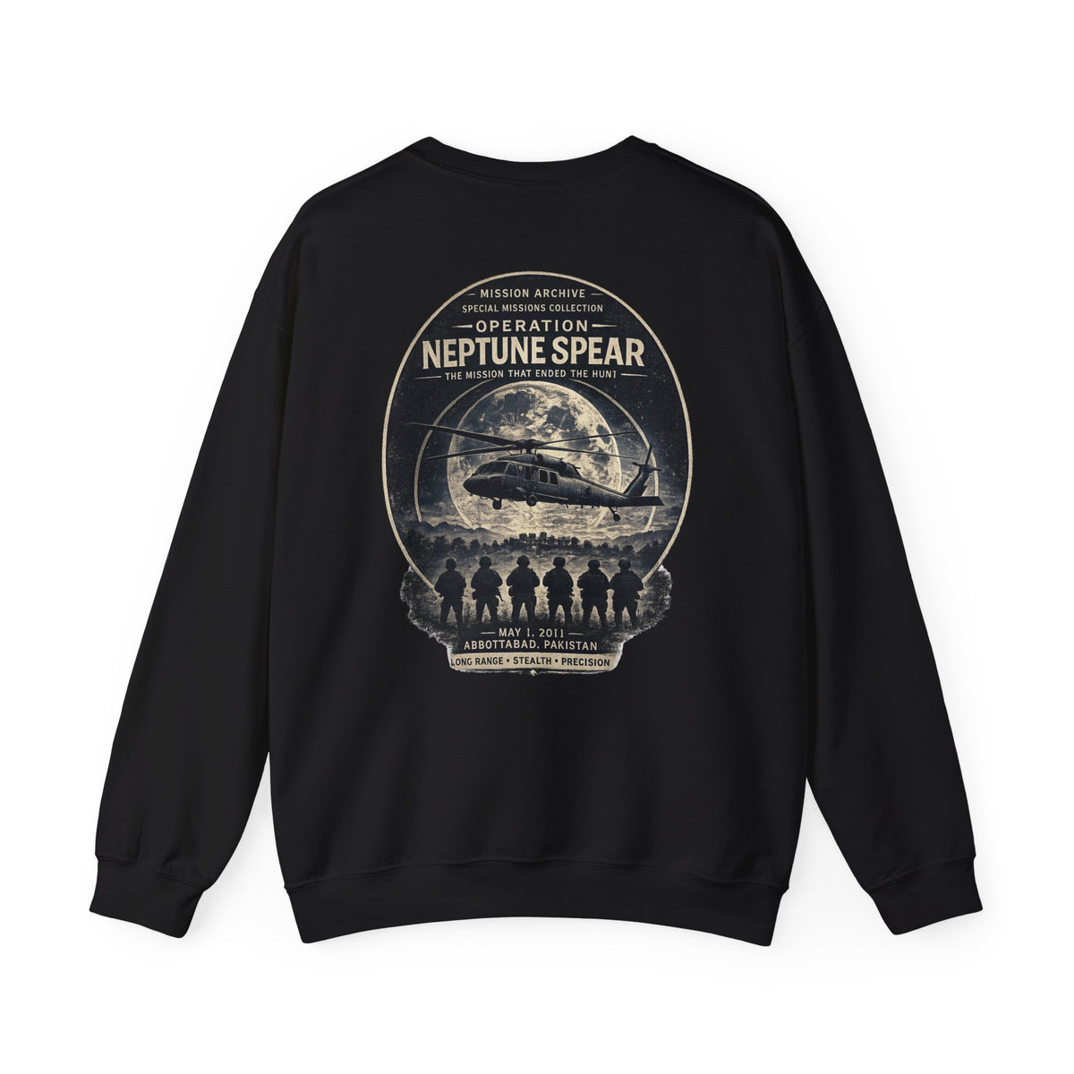 Archive Seal Crewneck Sweatshirt — Minimal Vintage Logo Pullover