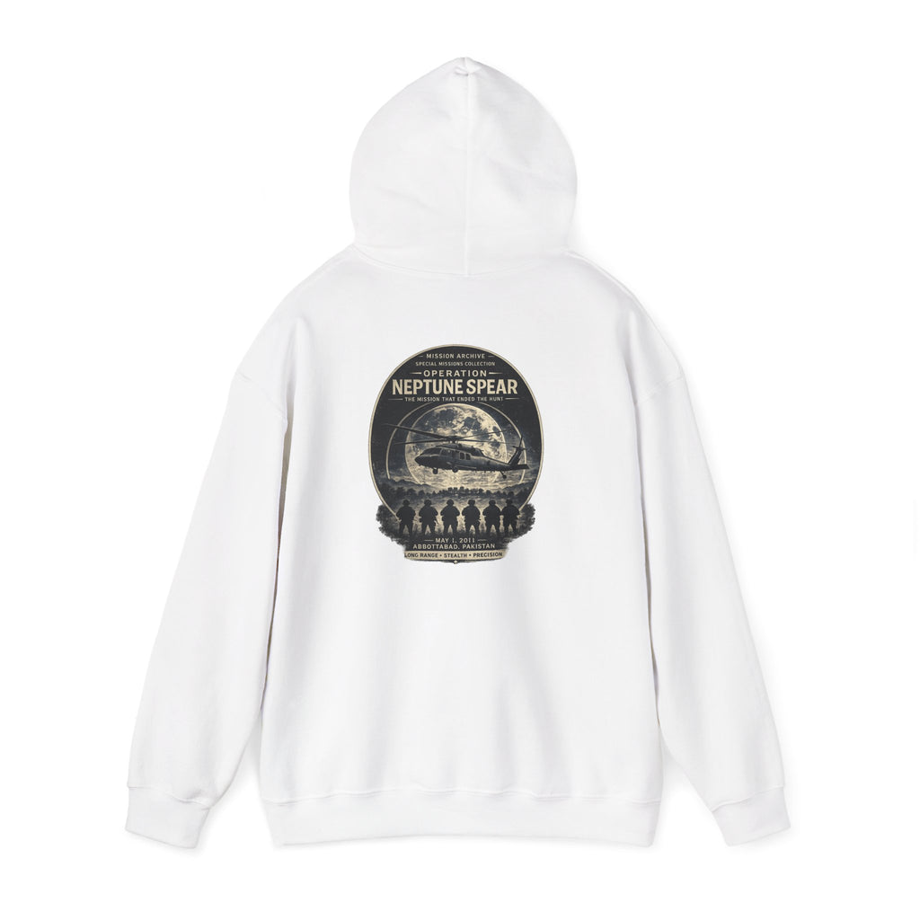 Archive Logo Hoodie — Minimal Vintage Circle Print Sweatshirt
