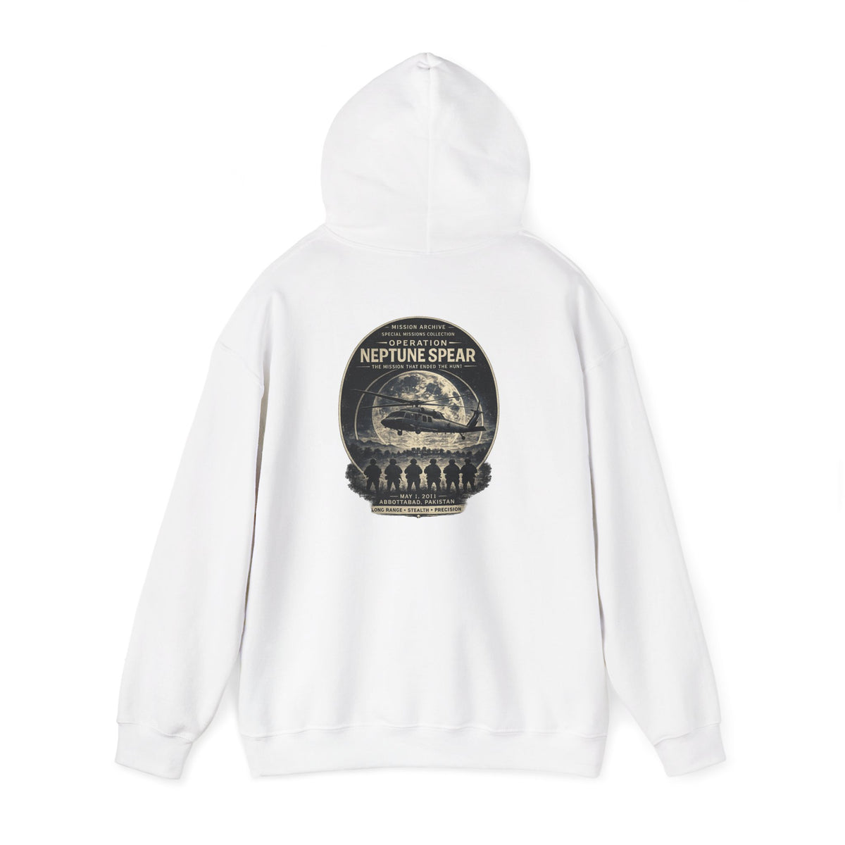 Archive Logo Hoodie — Minimal Vintage Circle Print Sweatshirt