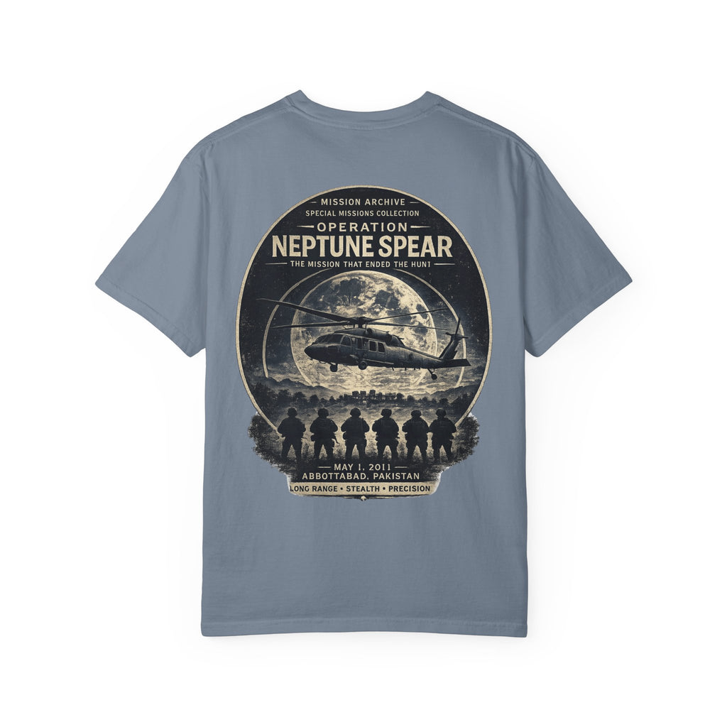 Operation Neptune Spear T-Shirt — Mission Archive Military Tribute Tee