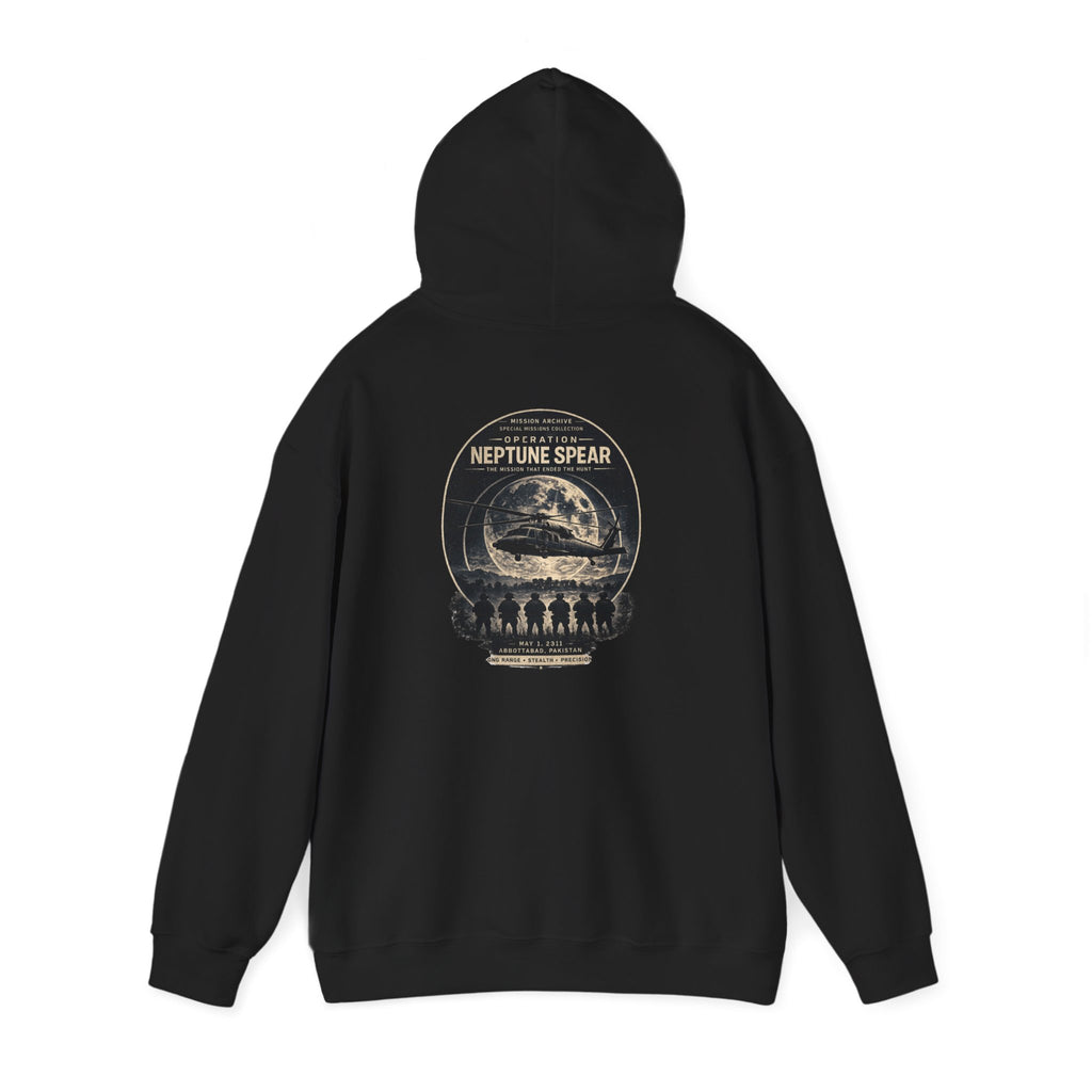 Archive Logo Hoodie — Minimal Vintage Circle Print Sweatshirt