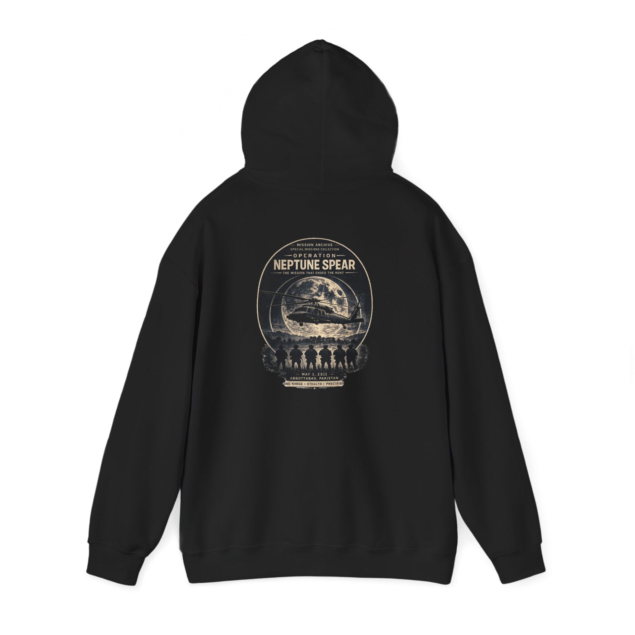 Archive Logo Hoodie — Minimal Vintage Circle Print Sweatshirt