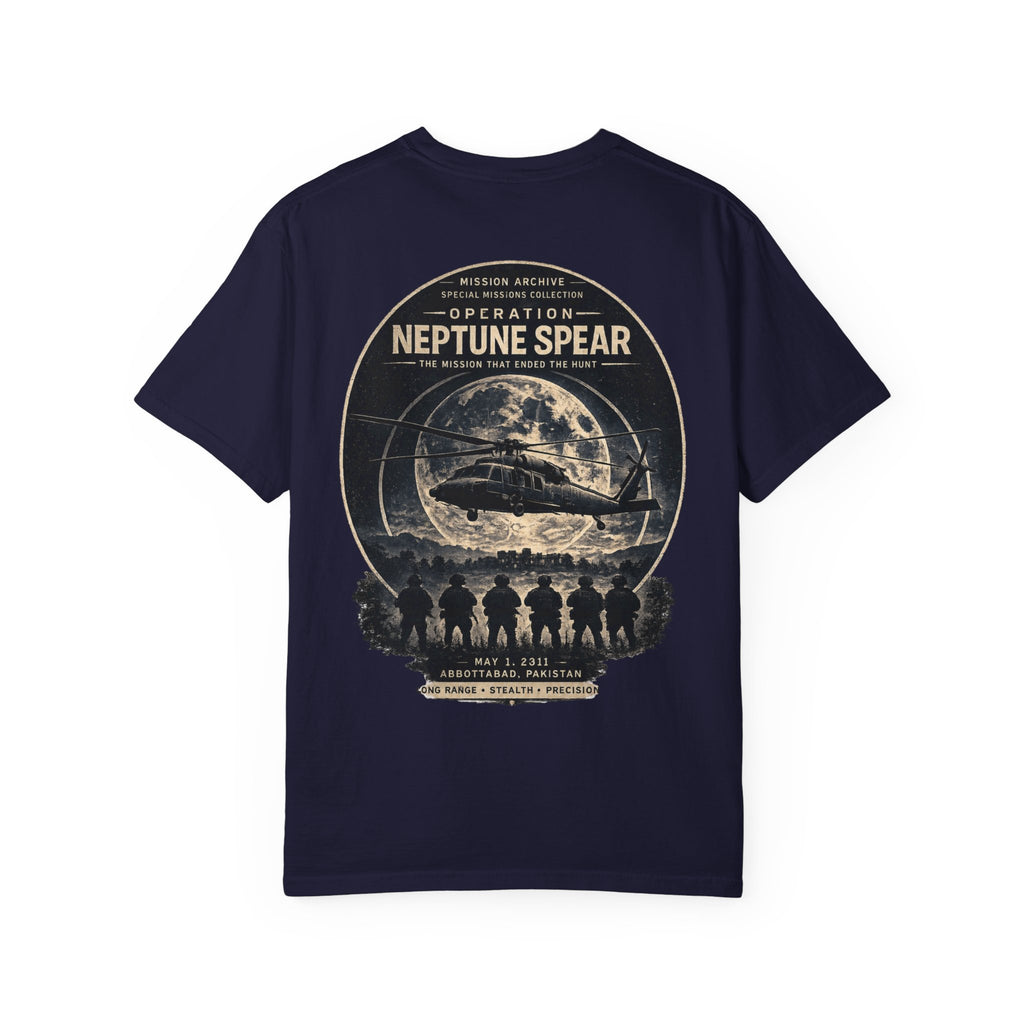 Operation Neptune Spear T-Shirt — Mission Archive Military Tribute Tee
