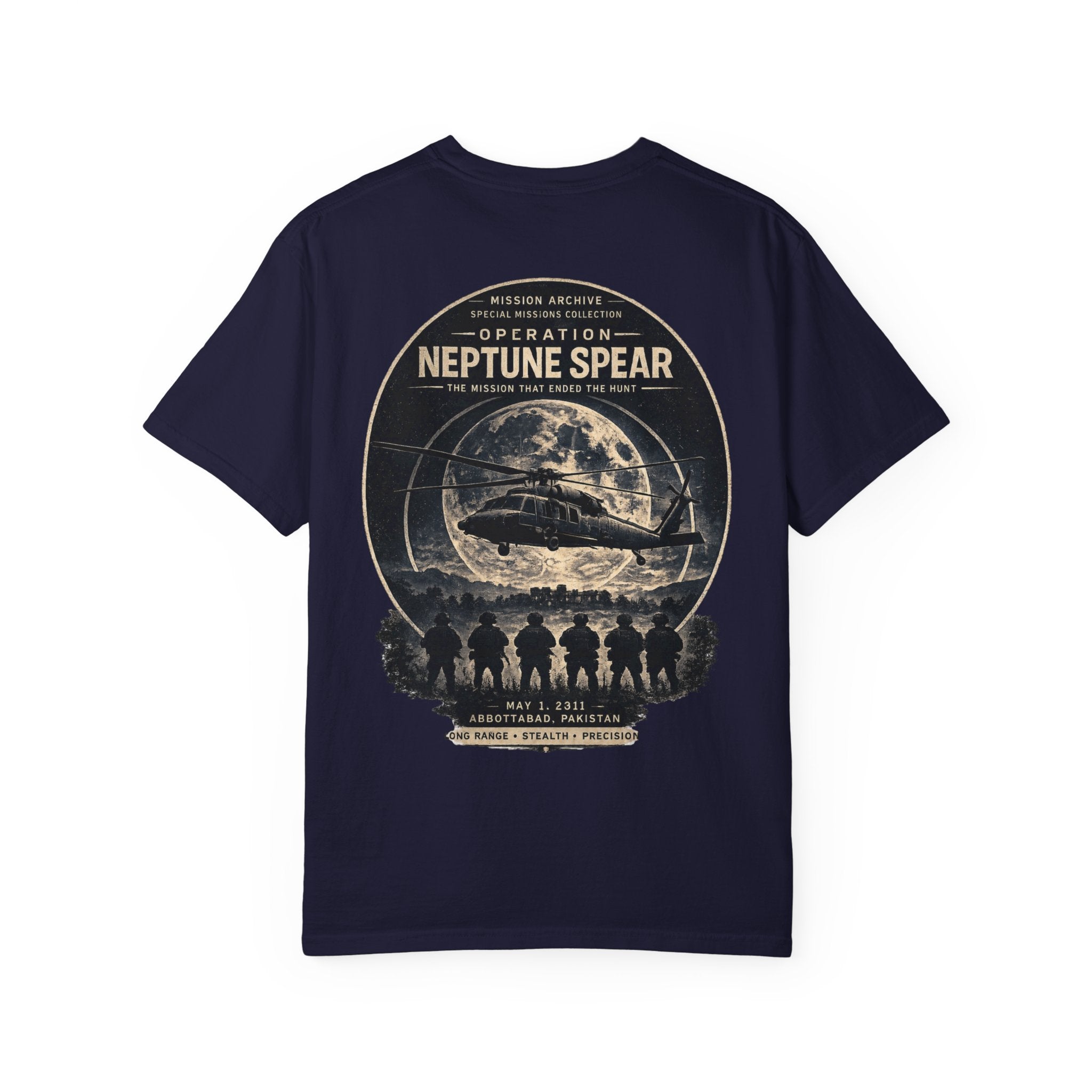 Operation Neptune Spear T-Shirt — Mission Archive Military Tribute Tee