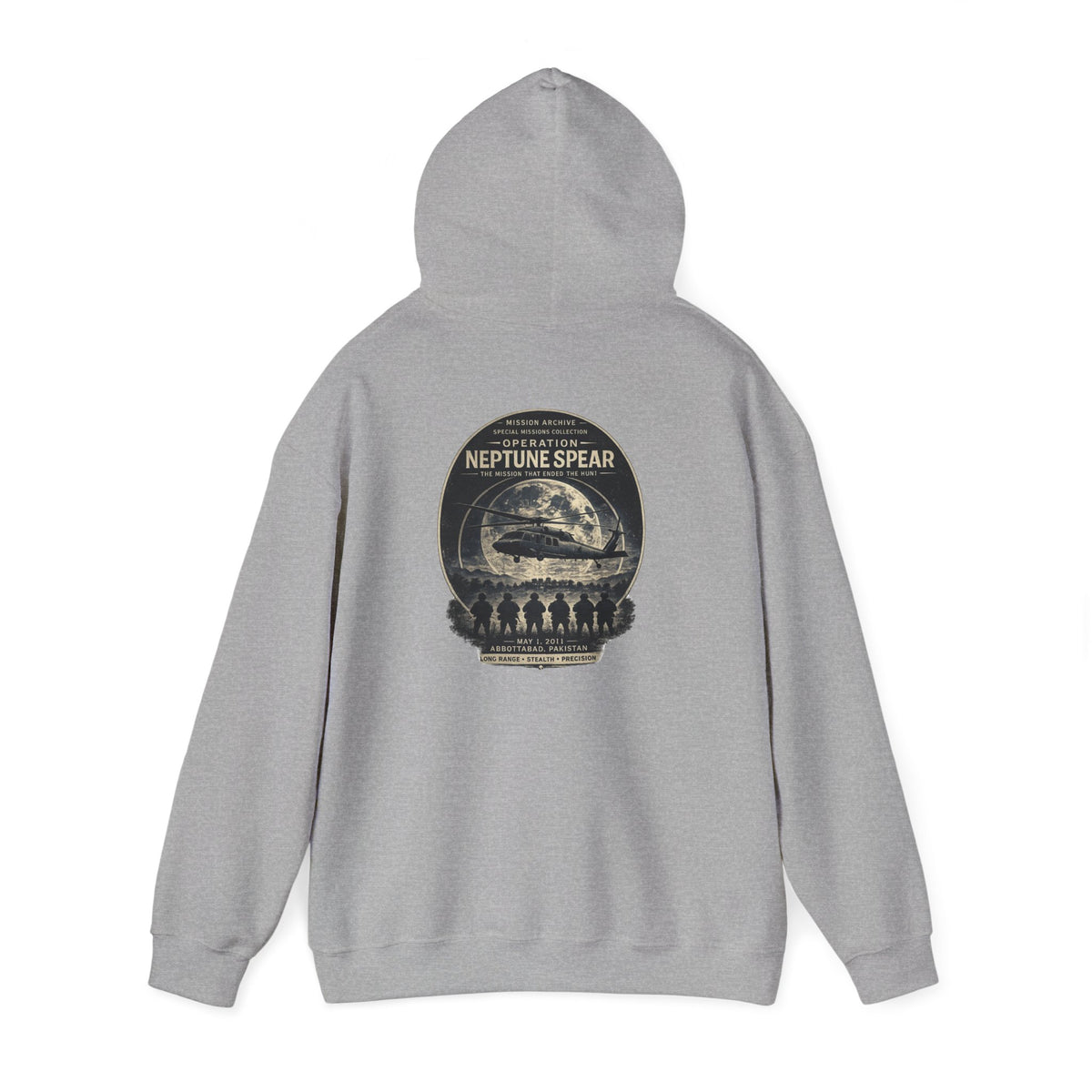 Archive Logo Hoodie — Minimal Vintage Circle Print Sweatshirt