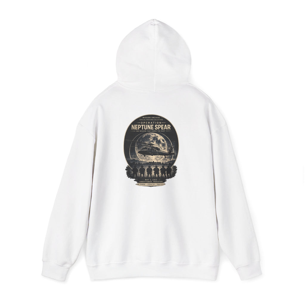 Archive Logo Hoodie — Minimal Vintage Circle Print Sweatshirt