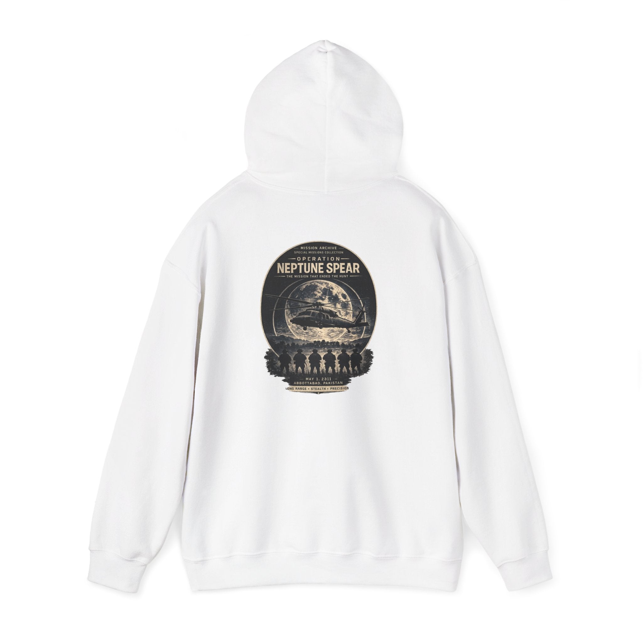 Archive Logo Hoodie — Minimal Vintage Circle Print Sweatshirt