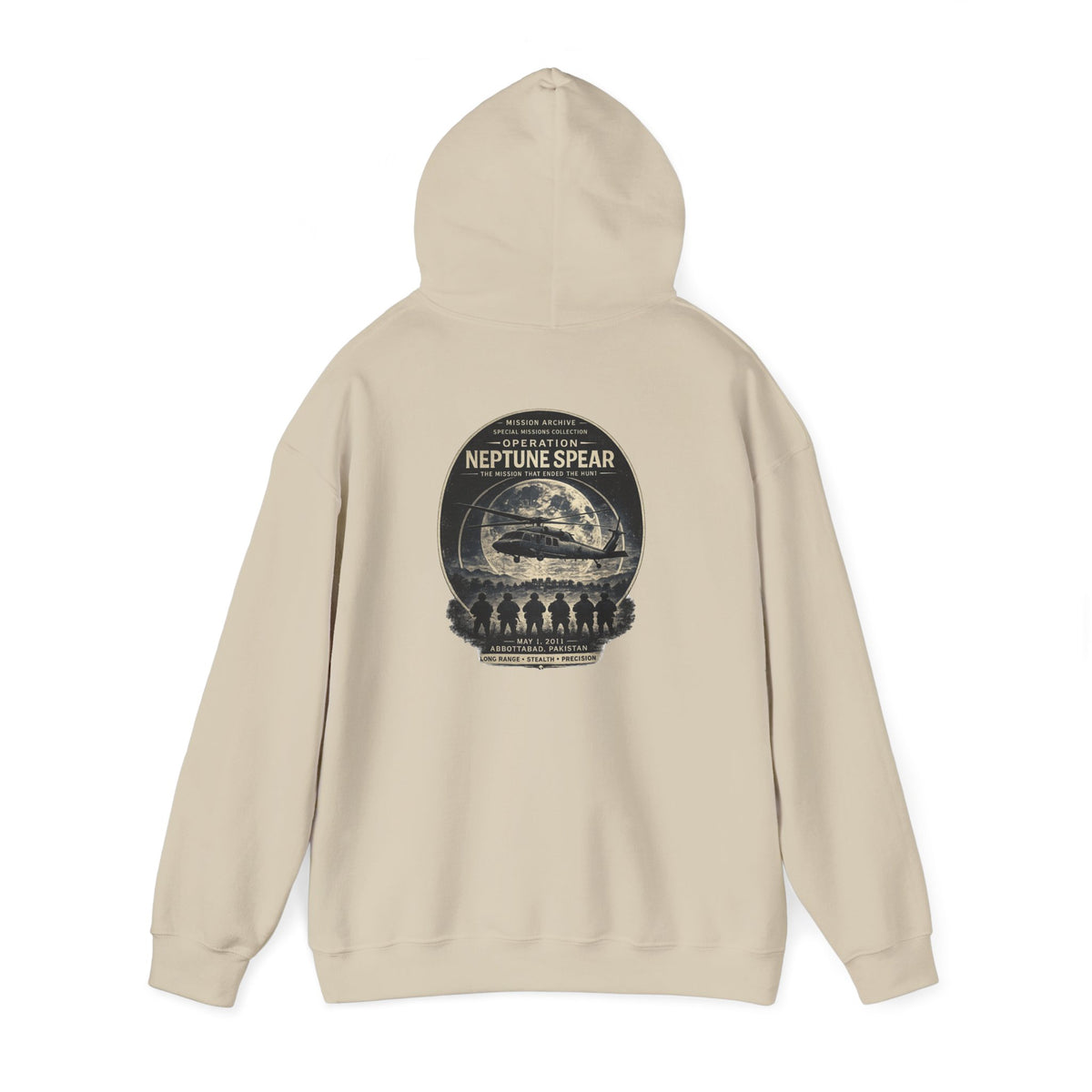Archive Logo Hoodie — Minimal Vintage Circle Print Sweatshirt