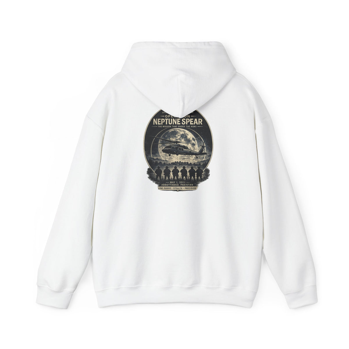 Archive Logo Hoodie — Minimal Vintage Circle Print Sweatshirt
