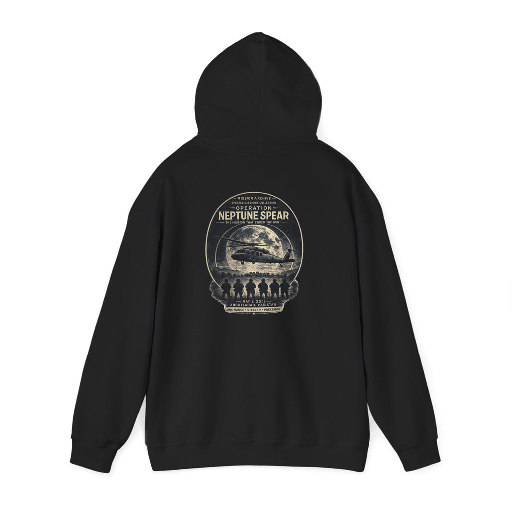 Archive Logo Hoodie — Minimal Vintage Circle Print Sweatshirt