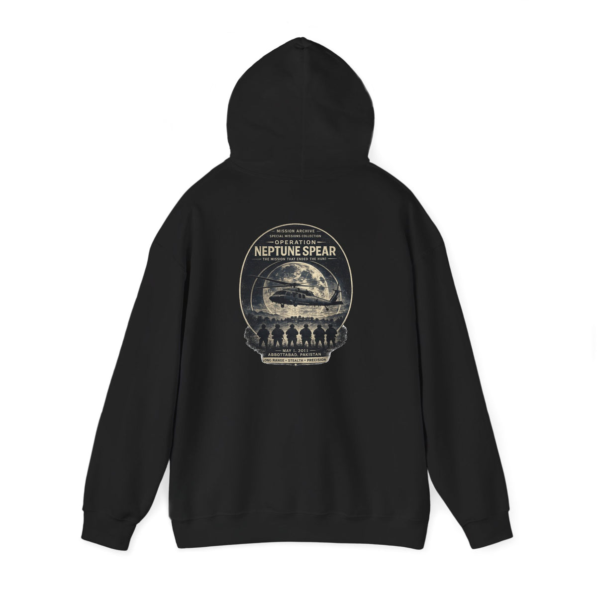 Archive Logo Hoodie — Minimal Vintage Circle Print Sweatshirt