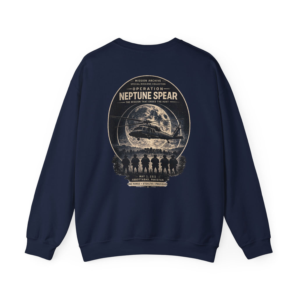 Archive Seal Crewneck Sweatshirt — Minimal Vintage Logo Pullover
