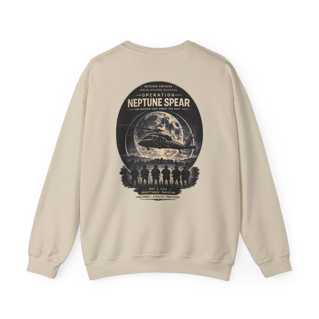 Archive Seal Crewneck Sweatshirt — Minimal Vintage Logo Pullover