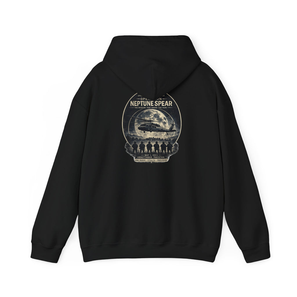 Archive Logo Hoodie — Minimal Vintage Circle Print Sweatshirt