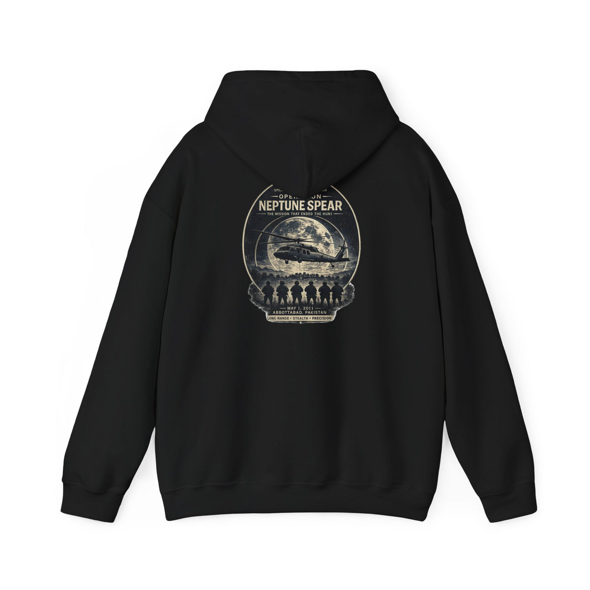 Archive Logo Hoodie — Minimal Vintage Circle Print Sweatshirt
