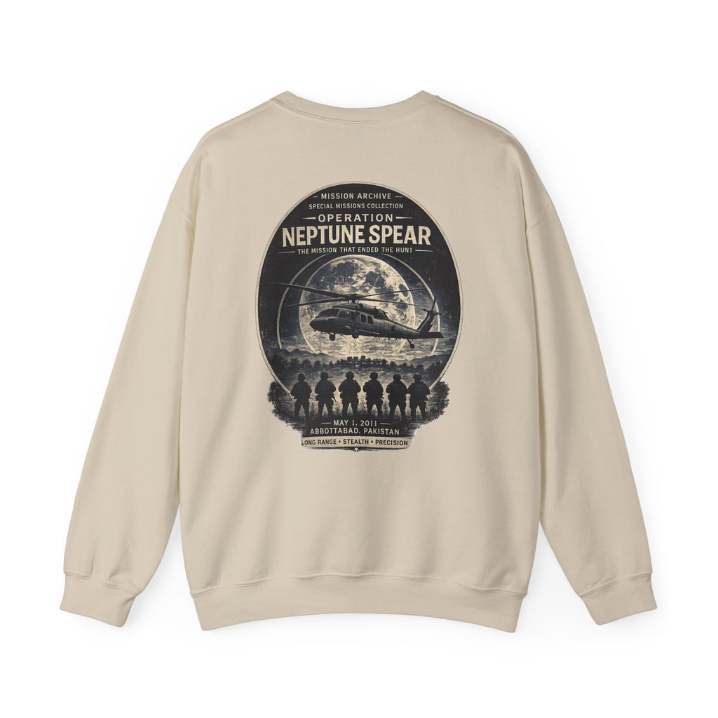 Archive Seal Crewneck Sweatshirt — Minimal Vintage Logo Pullover