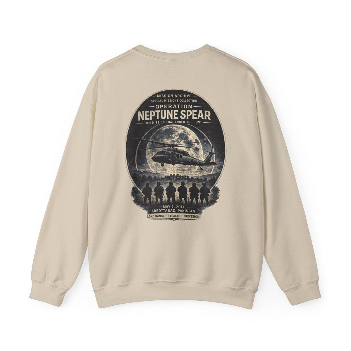 Archive Seal Crewneck Sweatshirt — Minimal Vintage Logo Pullover